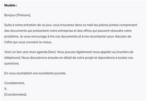demande de rendez vous lettre type Modele de lettre type