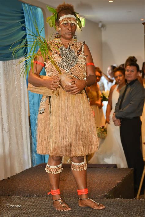 solomon island traditional wedding dress