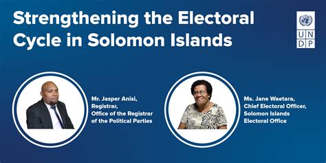 solomon islands electoral act