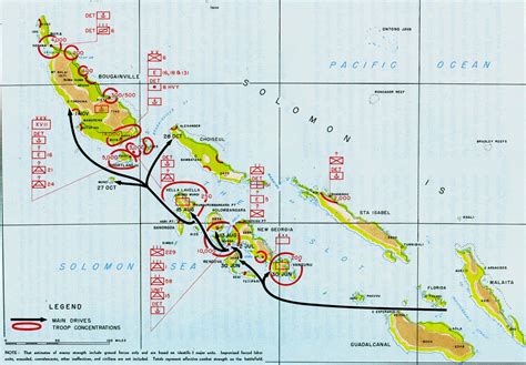 solomon islands wwii map