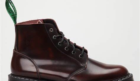 Solovair 6 Eye Derby Boot Chestnut 121 Shoes