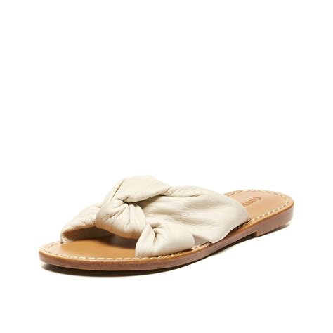 sininentuki.info:soludos knotted leather slide sandal