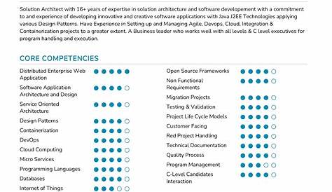 Solution Architect Resume Samples and Templates VisualCV