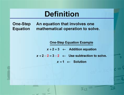 solution definition simple math