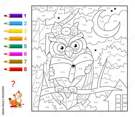Solve And Color Printable