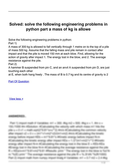 solve problems with python