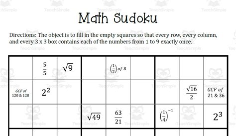 Solve Sudoku With Math