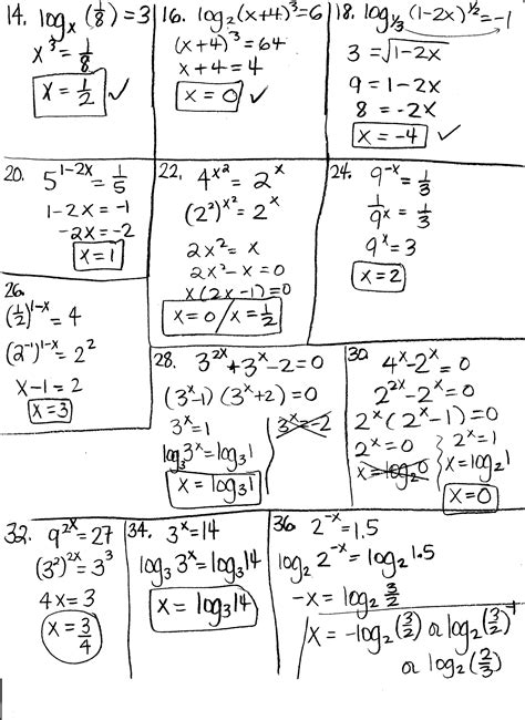 solving logarithmic equations worksheet precalc