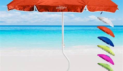 Sombrilla Ajustable Sol Playa Jardin Terraza 1.95 Mt Colores - $ 259.00