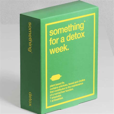 Something For A Detox Week