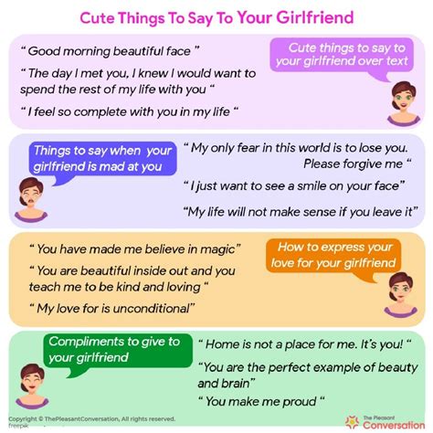 something to say to make her happy