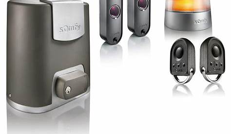 Somfy Portail Coulissant Motorisation Freevia 400 Gris