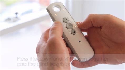 How To Setup A Somfy Remote For Your Motorised Blinds DIY Blinds