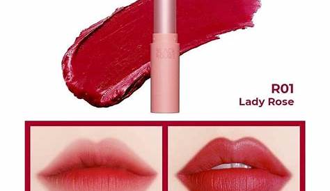 Son Black Rouge Rose Velvet Lipstick Hadi Beauty