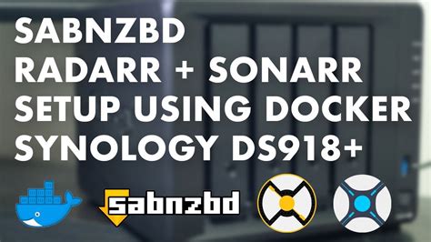 sonarr and radarr on synology