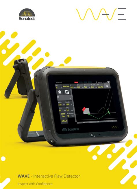 NEW Sonatest WAVE Digital Ultrasonic Flaw Detector