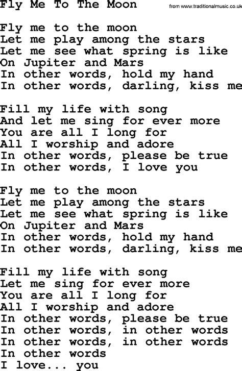 song fly me to the moon lyrics