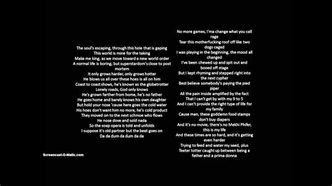 song lyrics for lose yourself by eminem