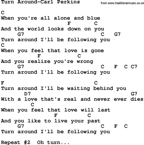 song turn it around lyrics