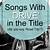 songs with the word drive in the title