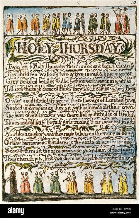 songs of innocence holy thursday