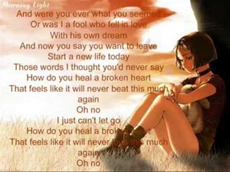 songs to heal a broken heart