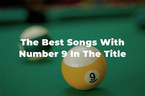 songs with number 9 in the title