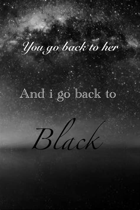 songtext back to black