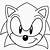 sonic face printable