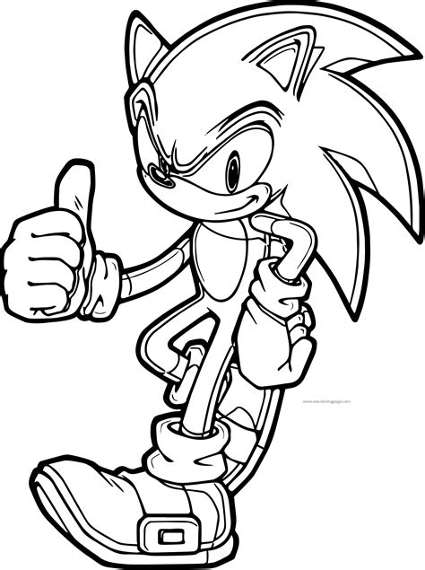 Sonic The Hedgehog Coloring Pages at Free printable