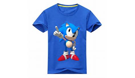 Boys Sonic The Hedgehog T Shirt Kids Tee Short Sleeve Top New Age 3 4 6