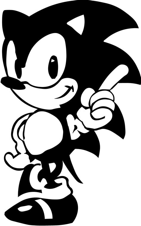 Sonic The Hedgehog SVG Classic Sonic Svg 08 svg dxf Cricut Etsy