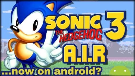 sonic 3 air for mobile