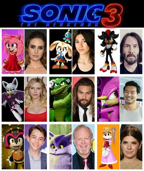 sonic 3 movie cast 2024