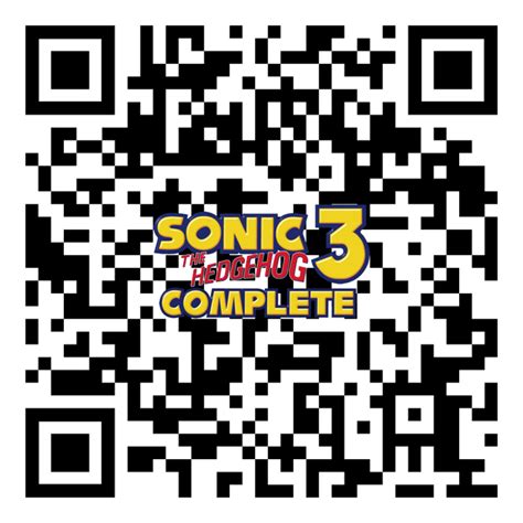 sonic advance 3 qr code