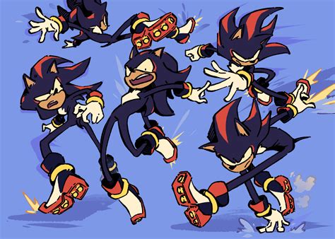 Sonic And Shadow Poses