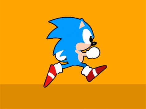 sonic running for his life