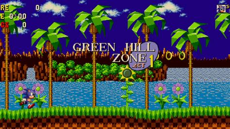 sonic the hedgehog 1 green hill zone act 1
