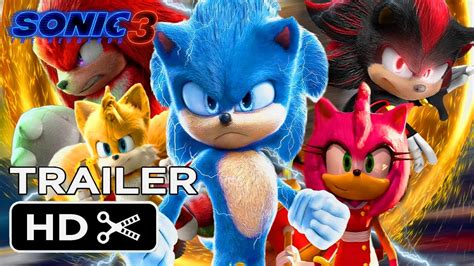 sonic the hedgehog 3 movie trailer