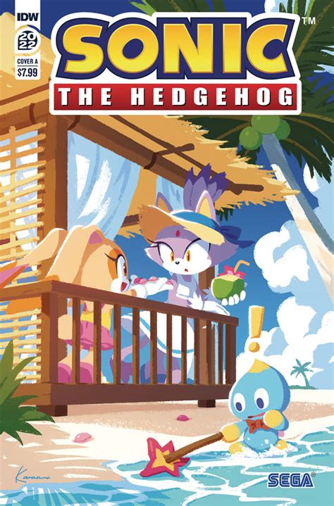 sonic the hedgehog annual 2022 cover art