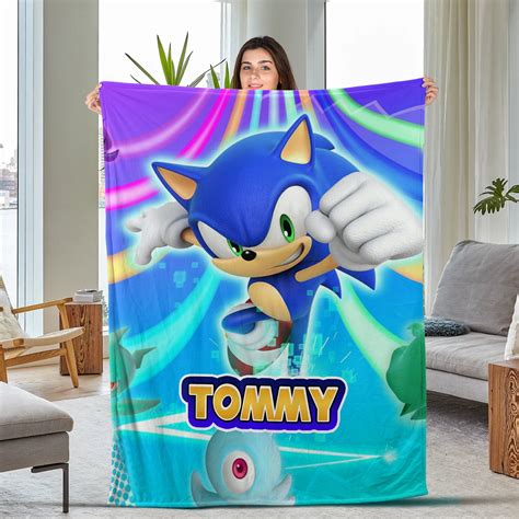 sonic the hedgehog blanket