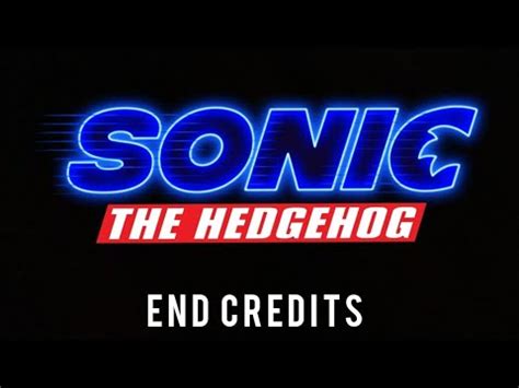 sonic the hedgehog end credits song