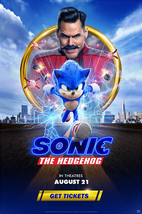 sonic the hedgehog movie 1 poster