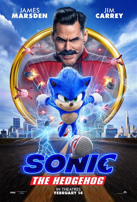 sonic the hedgehog movie poster 2019