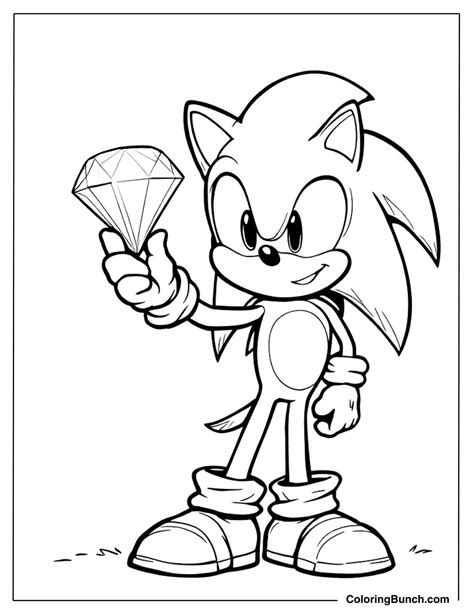 Sonic.coloring Page