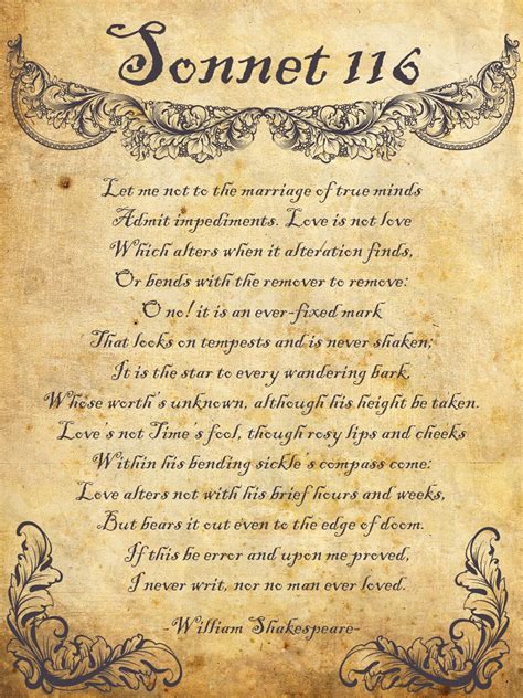 sonnet 116 william shakespeare poem