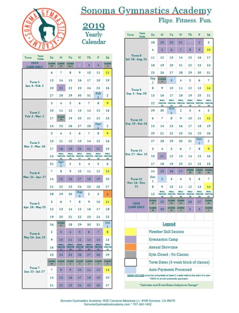 Sonoma State University Academic Calendar