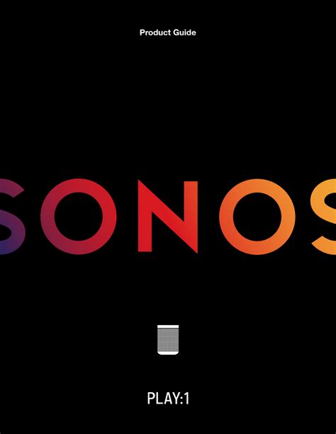 The Sonos Play1 Bluetooth Speaker A Comprehensive Guide