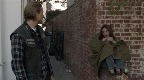 sons of anarchy homeless woman meaning