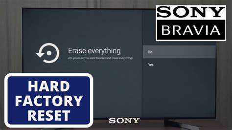 Sony Tv Hard Reset Button